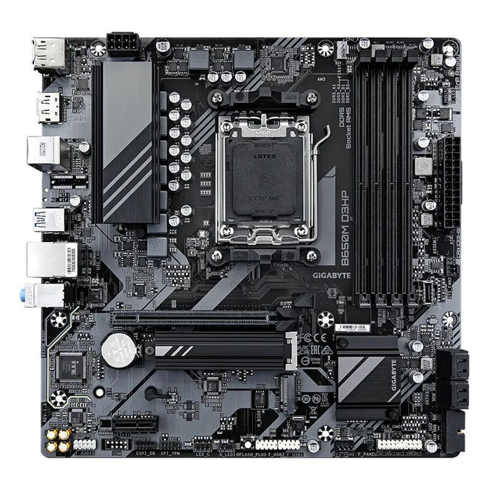 Gigabyte B650M D3HP DDR5, M.2, AMD, AM5, Micro-ATX, Motherboard
