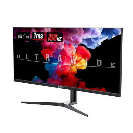 piXL 34-inch WQHD UltraWide 165Hz Gaming Monitor with 100% sRGB Colour Gamut, Quad HD 3440 x 1440 IPS Panel & 1ms Response Time - IT Supplies Ltd
