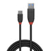 LINDY 36915 0.5m USB 3.2 Type A to C Cable, 10Gbps, Black Line - IT Supplies Ltd
