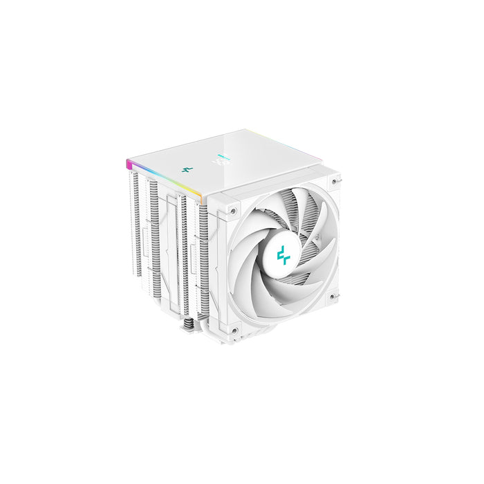 DeepCool AK620 Digital White CPU Cooler, Dual Tower, ARGB, 120mm