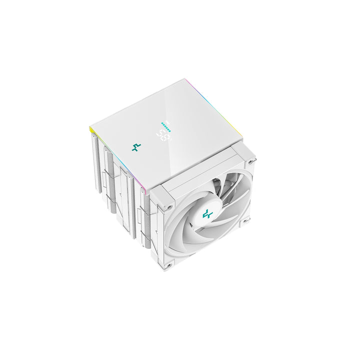 DeepCool AK620 Digital White CPU Cooler, Dual Tower, ARGB, 120mm