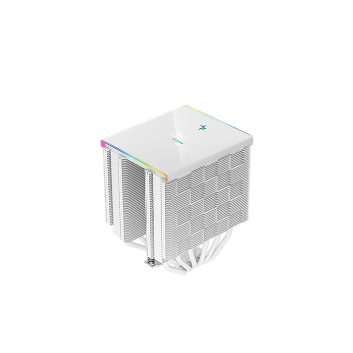 DeepCool AK620 Digital White CPU Cooler, Dual Tower, ARGB, 120mm