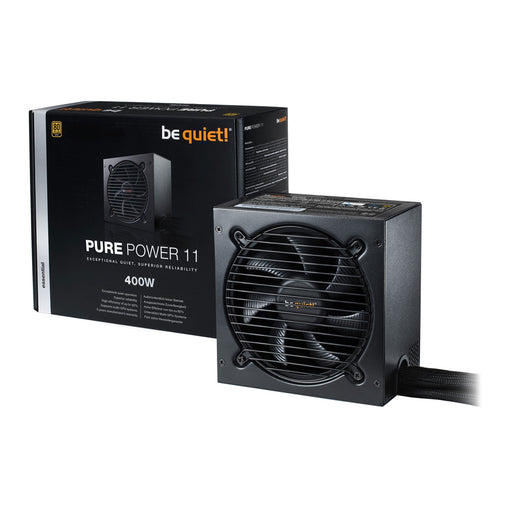 Be Quiet! 400W PURE POWER 11, 80 PLUS Gold, SLI/CrossFire, Dual Rail, 32A, 120mm Fan, ATX PSU - IT Supplies Ltd