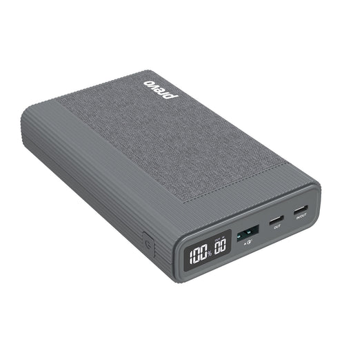 Prevo AD10C 100W USB-C Power Delivery PD 20000mAh Portable Fast-Charging Powerbank with Digital Display, Dual USB-C & USB-A with 100W USB-C Cable Included - IT Supplies Ltd