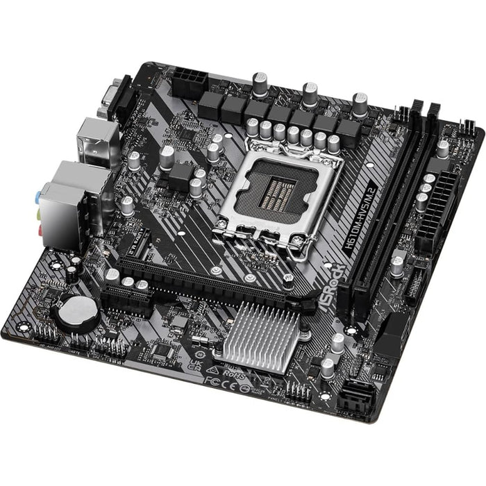 ASRock H610M-HDV/M.2 R2.0 Micro-ATX Motherboard, Intel 1700, DDR4, M.2