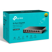 TP-Link TL-SG108PE 8-Port Gigabit PoE+ Smart Switch (64W) - IT Supplies Ltd