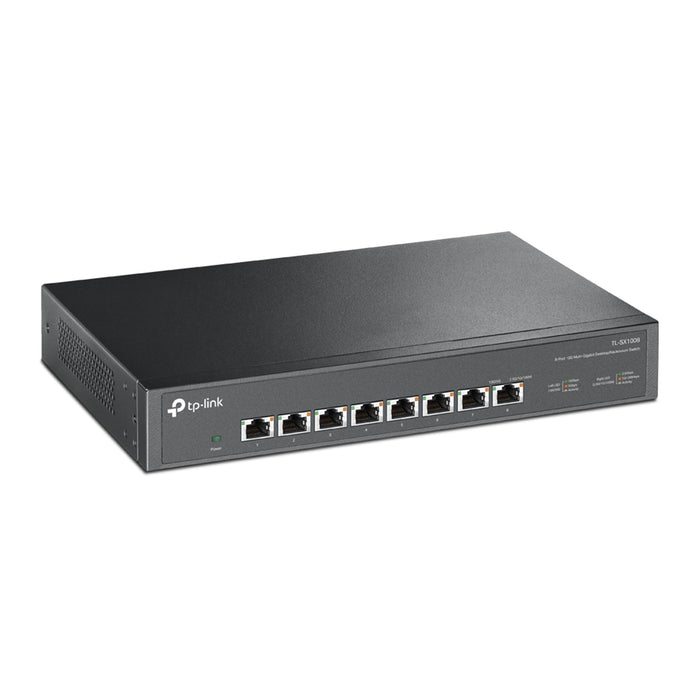 TP-Link TL-SX1008 8-Port 10G Switch – Rackmount, Metal, Fast