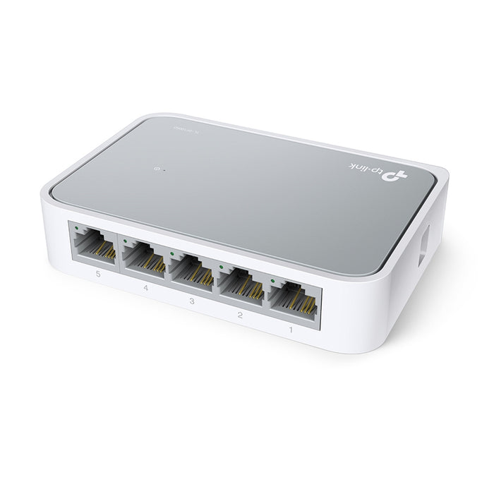 TP-Link SOHO TL-SF1005D 5-Port 10/100Mbps Desktop Switch – Plug & Play