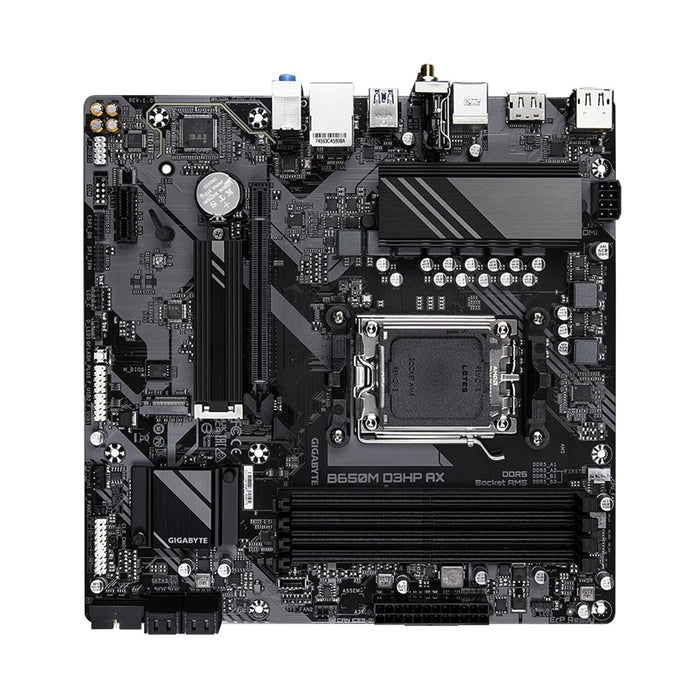 Gigabyte B650M D3HP AX AM5 Motherboard, DDR5, Wi-Fi 6E, USB-C, 2.5GbE