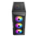 Antec AX61 Elite: Mid-Tower ATX Gaming Case with High-Airflow Mesh Front Panel, 4 x 120mm ARGB Fans, Tempered Glass Side Panels, Support for Up to 8 Fans, - IT Supplies Ltd
