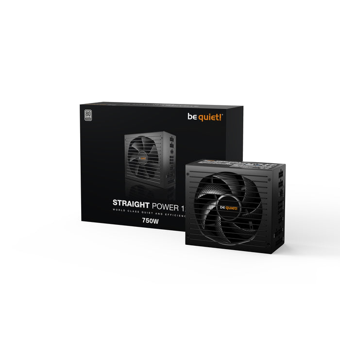 be quiet! Straight Power 12 750W PSU, 80 PLUS Platinum, Japanese Capacitors, Fully Modular, 10 Year Warranty - IT Supplies Ltd