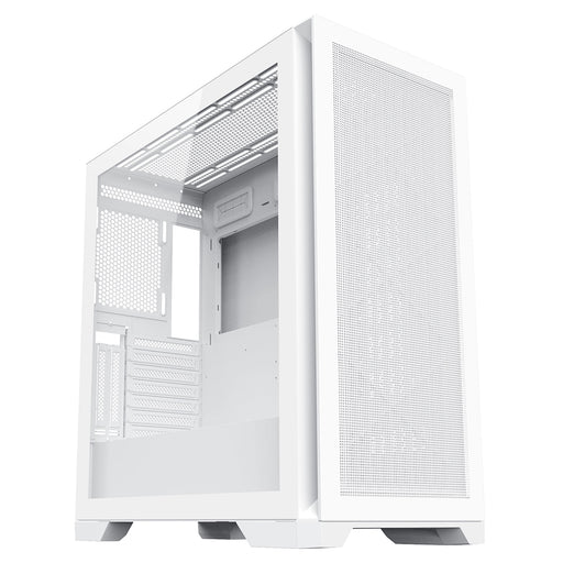 CIT Creator White Full Tower ATX/ E-ATX Case with Tempered Glass Side Panel, 9 Expansion Slots & FREE ARGB Fan Hub Strip Kit - IT Supplies Ltd