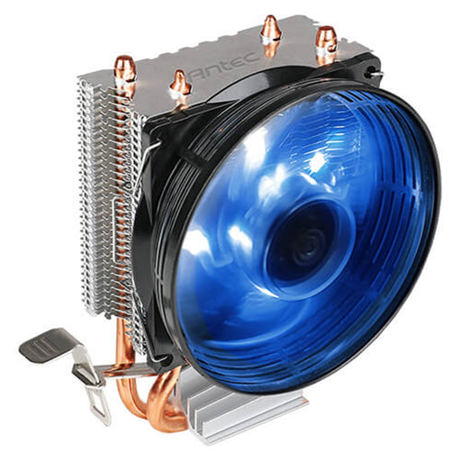 Antec A30 PRO Blue LED Fan CPU Cooler, Universal Socket 92mm PWM 1750RPM, 95W TDP - IT Supplies Ltd