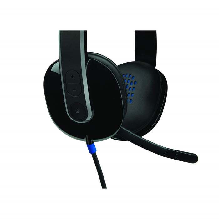 Logitech H540 USB Headset – Noise-Cancelling Mic & On-Ear Controls