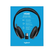 Logitech H540 USB Headset – Noise-Cancelling Mic & On-Ear Controls - IT Supplies Ltd