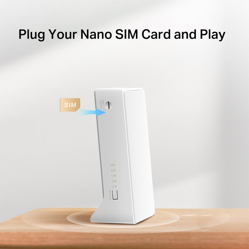 Mercusys MB110-4G 300Mbps 4G LTE Router – Wireless N, Nano SIM - IT Supplies Ltd