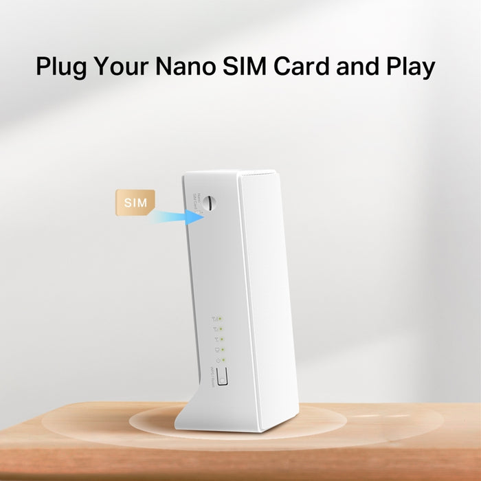 Mercusys MB110-4G 300Mbps 4G LTE Router – Wireless N, Nano SIM