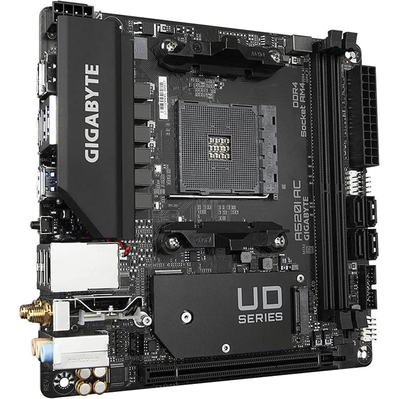 Gigabyte A520I AC Mini-ITX | AM4, DDR4, PCIe 3.0, Wi-Fi, RGB - IT Supplies Ltd