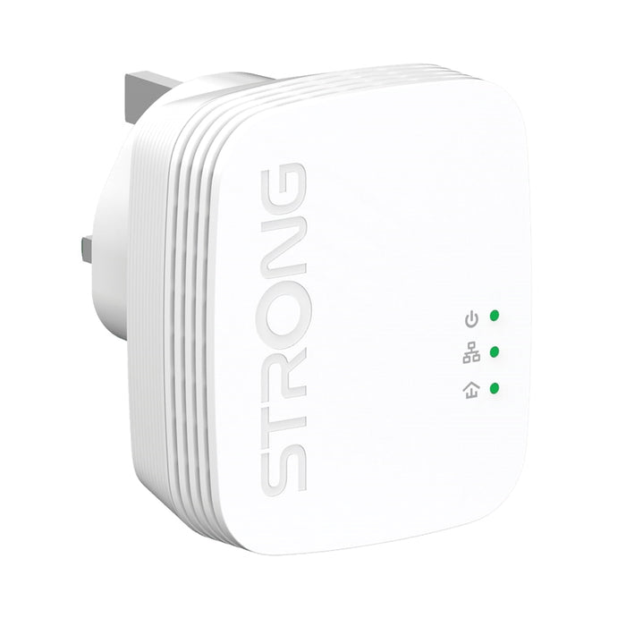 Strong POWERLWF600DUOMINIUK AV600 Mini WI-FI Powerline Kit (2 Pack) - IT Supplies Ltd