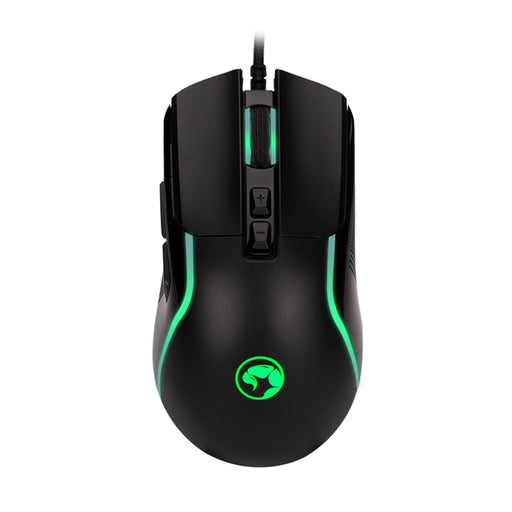Marvo Scorpion M292-BK Gaming Mouse, USB, 7 LED Colours, Adjustable up to 8000 DPI, Ergonomic Design, Gaming Grade Optical Sensor with 7 Programmable Buttons, Matte Black - IT Supplies Ltd