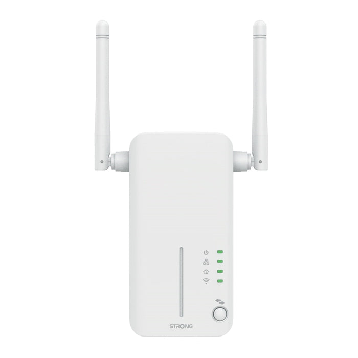 Strong POWERLWF600DUOUK AV600 WI-FI Passthrough Powerline Kit (2 Pack) - IT Supplies Ltd