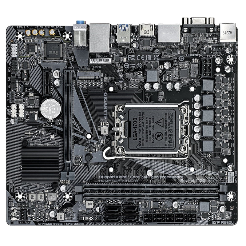 Gigabyte H610M S2H V3 DDR4 | Intel 1700, PCIe 4.0, M.2, USB 3.2, HDMI - IT Supplies Ltd