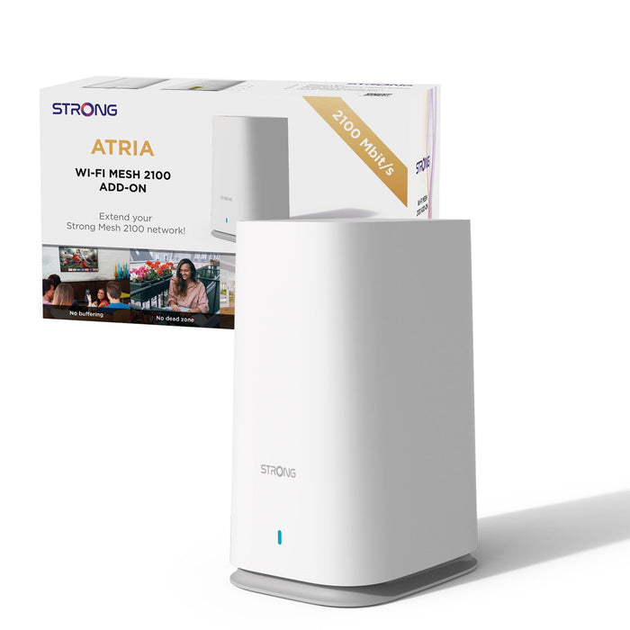 Strong MESHKIT2100ADDUK AC2100 Whole Home Wi-Fi Mesh System/Additional Unit (1 Pack) - 1,600sq.ft Coverage - IT Supplies Ltd