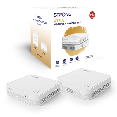 Strong MESHKIT1200UK(DUO) AC1200 Whole Home Wi-Fi Mesh System (2 Pack) - 3,300sq.ft Coverage - IT Supplies Ltd