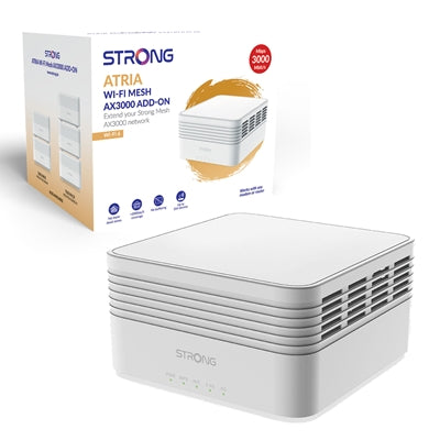 Strong MESHAX3000ADDUK AX3000 Whole Home Wi-Fi 6 Mesh System/Additional Unit (1 Pack) - 1,600sq.ft Coverage - IT Supplies Ltd