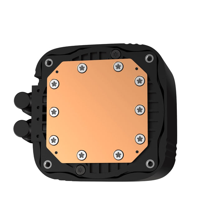 DeepCool LS720 SE Zero Dark AIO Cooler – 360mm, Black, No RGB, Intel/AMD