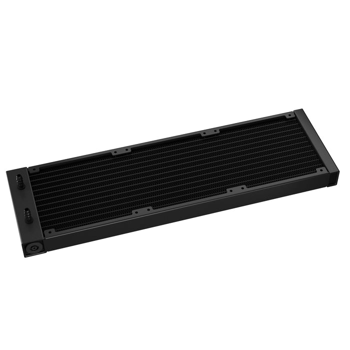 DeepCool LS720 SE Zero Dark AIO Cooler – 360mm, Black, No RGB, Intel/AMD
