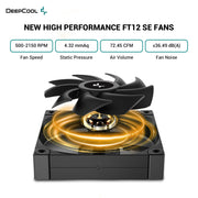 DeepCool Mystique 240 Liquid CPU Cooler – LCD Screen, ARGB, 240mm AIO - IT Supplies Ltd