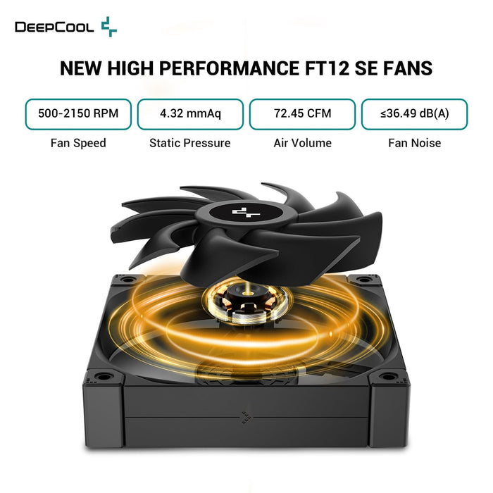 DeepCool Mystique 240 Liquid CPU Cooler – LCD Screen, ARGB, 240mm AIO