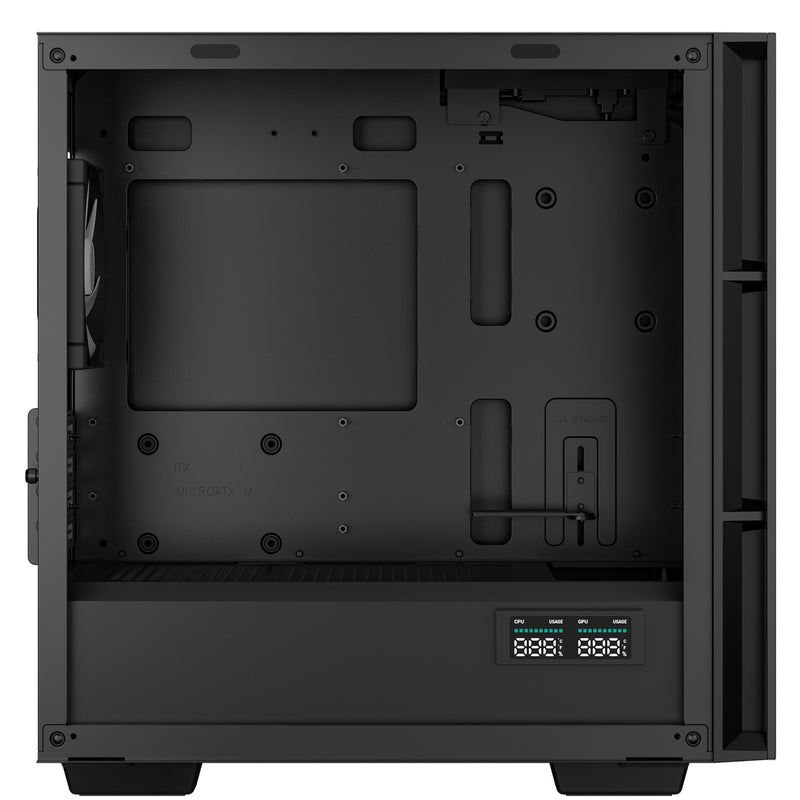 DeepCool CH360 Digital ARGB Airflow Micro ATX Gaming Case Black