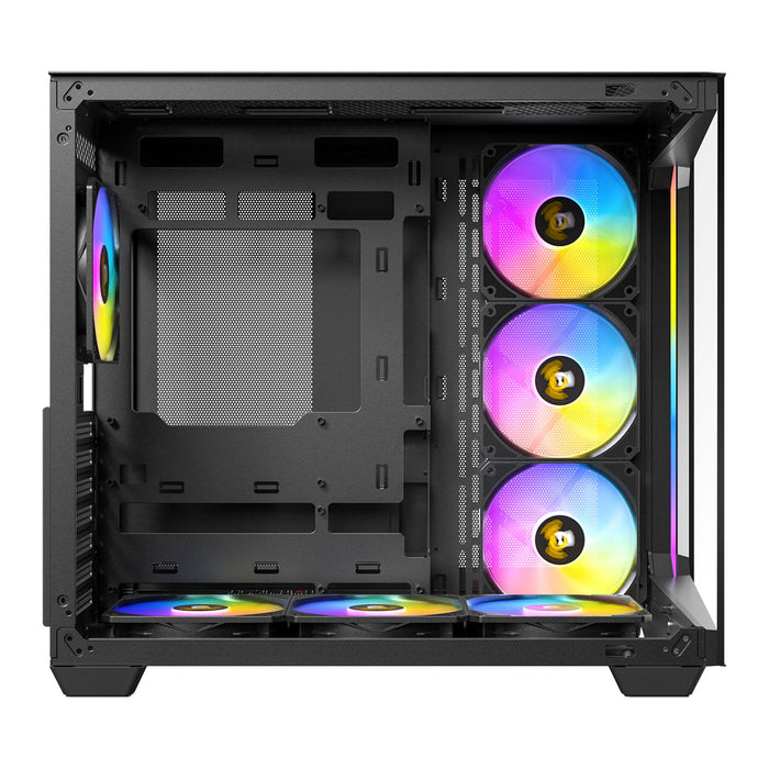 ANTEC Constellation C5 Black ARGB Case, 270° Full-view tempered glass, Dual Chamber, Support back-connect motherboards, 7 x ARGB PWM fans with built-in fan controller, ATX, Micro-ATX, ITX - IT Supplies Ltd