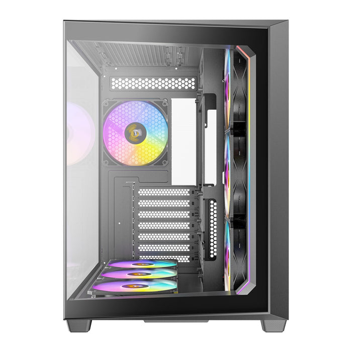 ANTEC Constellation C5 Black ARGB Case, 270° Full-view tempered glass, Dual Chamber, Support back-connect motherboards, 7 x ARGB PWM fans with built-in fan controller, ATX, Micro-ATX, ITX - IT Supplies Ltd