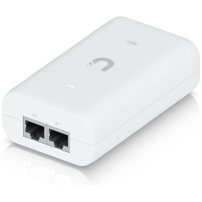 Ubiquiti U-POE+ | 48V 30W Gigabit PoE+ Injector for High-Power Devices