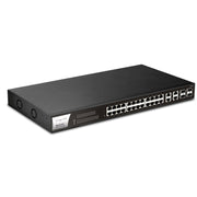 DrayTek VigorSwitch P1282 24-Port Gigabit PoE+ Smart Managed Switch - IT Supplies Ltd