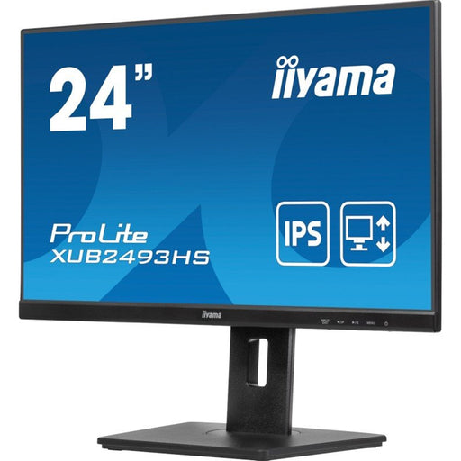 iiyama Prolite XU2493HS-B6 24 inch IPS Monitor, Full HD, 1ms, HDMI, DisplayPort, 100Hz, Speakers, Black, Internal PSU, VESA - IT Supplies Ltd