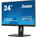 iiyama Prolite XU2493HS-B6 24 inch IPS Monitor, Full HD, 1ms, HDMI, DisplayPort, 100Hz, Speakers, Black, Internal PSU, VESA - IT Supplies Ltd