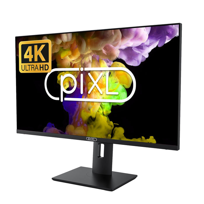piXL CM28F10 28" 4K LED Monitor, 60Hz, 5ms, HDMI, DisplayPort, VESA