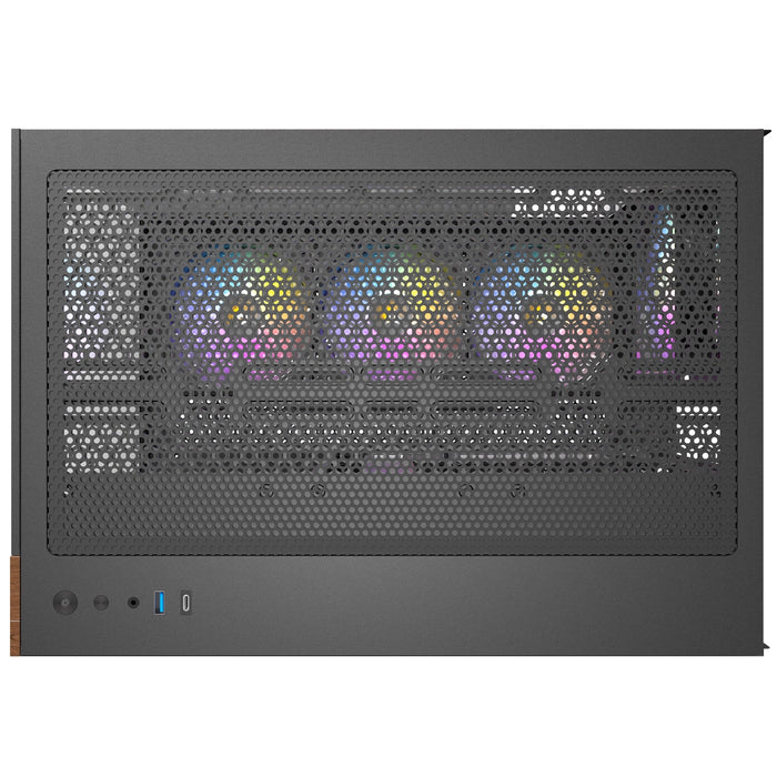 Antec CX800 Wood ARGB Case Mid Tower Glass USB-C ATX