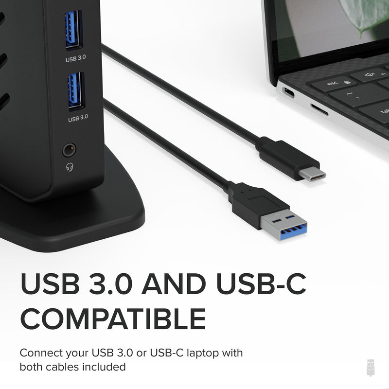 Plugable UD-3900Z Dual HDMI USB Docking Station DisplayLink