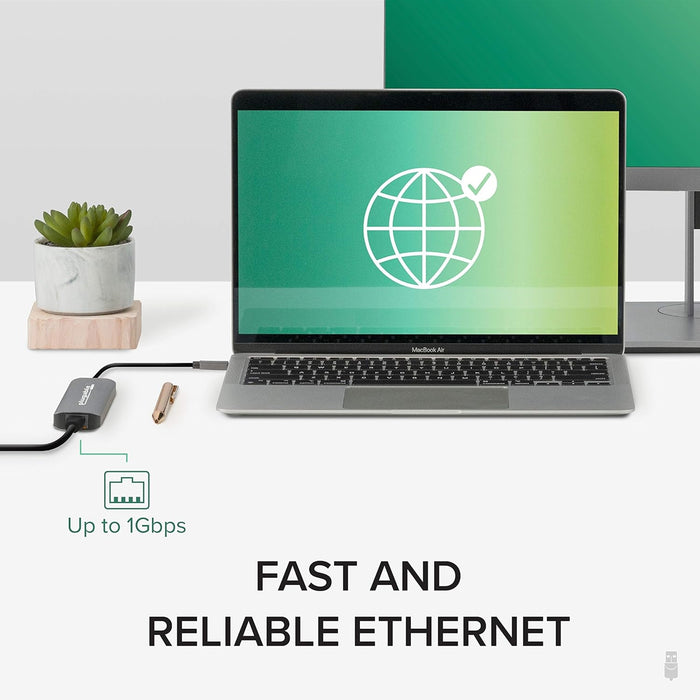 Plugable USB-C 7-in-1 Hub | HDMI & Ethernet | Portable