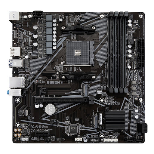 Gigabyte B550M K Ultra Durable AMD AM4 Socket Motherboard, Micro-ATX, 4x DDR4 Slots, 2x M.2 Sockets, GbE LAN, 1x DisplayPort / 1x HDMI Port - IT Supplies Ltd