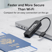 Plugable USBC-E2500PD USB-C to 2.5GbE Ethernet Adapter with 100W PD - IT Supplies Ltd