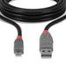 Lindy 36730 USB 2.0 Type A to Micro-B Cable, Anthra Line 0.2m - IT Supplies Ltd