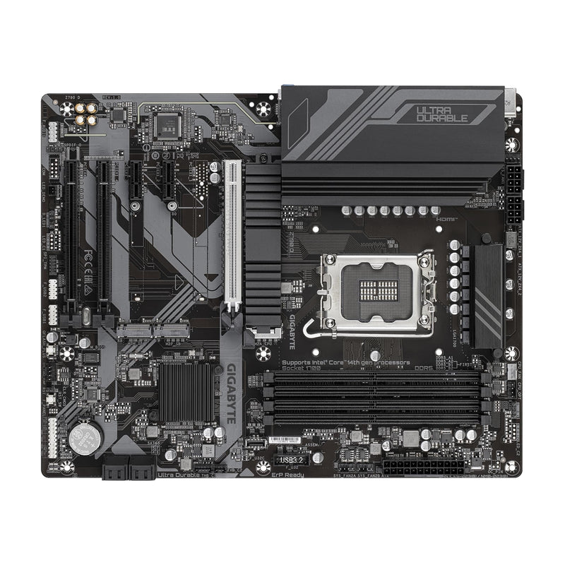 Gigabyte Z790 D Ultra Durable Intel 1700 Socket Motherboard, ATX, 4x DDR5 Slots, 3x M.2 Sockets, 2x USB-C Port, 2.5GbE LAN, 1x DisplayPort / 1x HDMI Port - IT Supplies Ltd