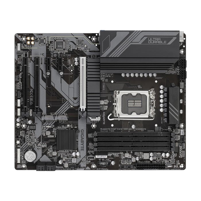 Gigabyte Z790 D Ultra Durable Intel 1700 Socket Motherboard, ATX, 4x DDR5 Slots, 3x M.2 Sockets, 2x USB-C Port, 2.5GbE LAN, 1x DisplayPort / 1x HDMI Port - IT Supplies Ltd