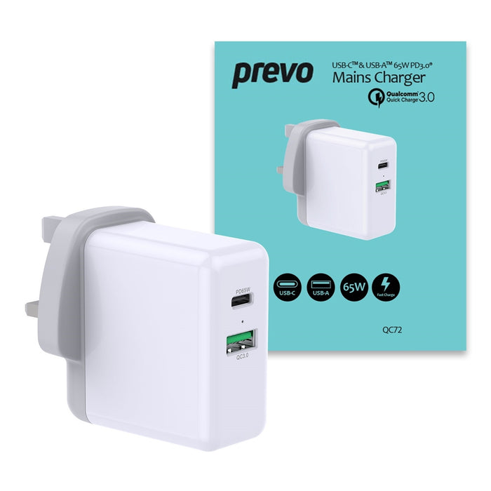 Prevo Entertainment Bundle with Active Noise Cancelling Earbuds, 10000mAh Powerbank & Mains Charger